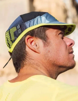 Pro Racing Cap Black White Print