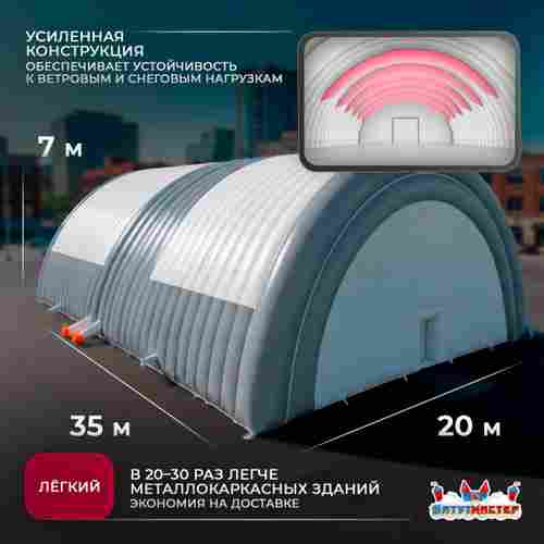 Мобильный торговый ангар «Галерея Торговли», 35×20×7 м