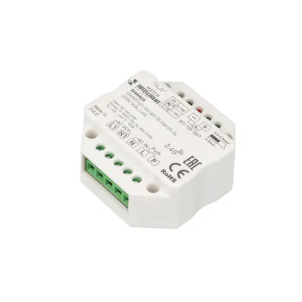 INTELLIGENT ARLIGHT Диммер SMART-0/1-10V-301-72-DIM-PS-IN (230V, 1x3A, 2.4G) (IARL, IP20 Пластик, 5 лет) 028434(1)