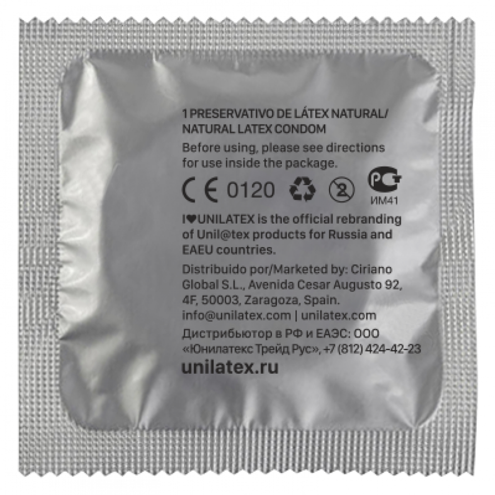 Презервативы точечные Unilatex Dotted 3 шт