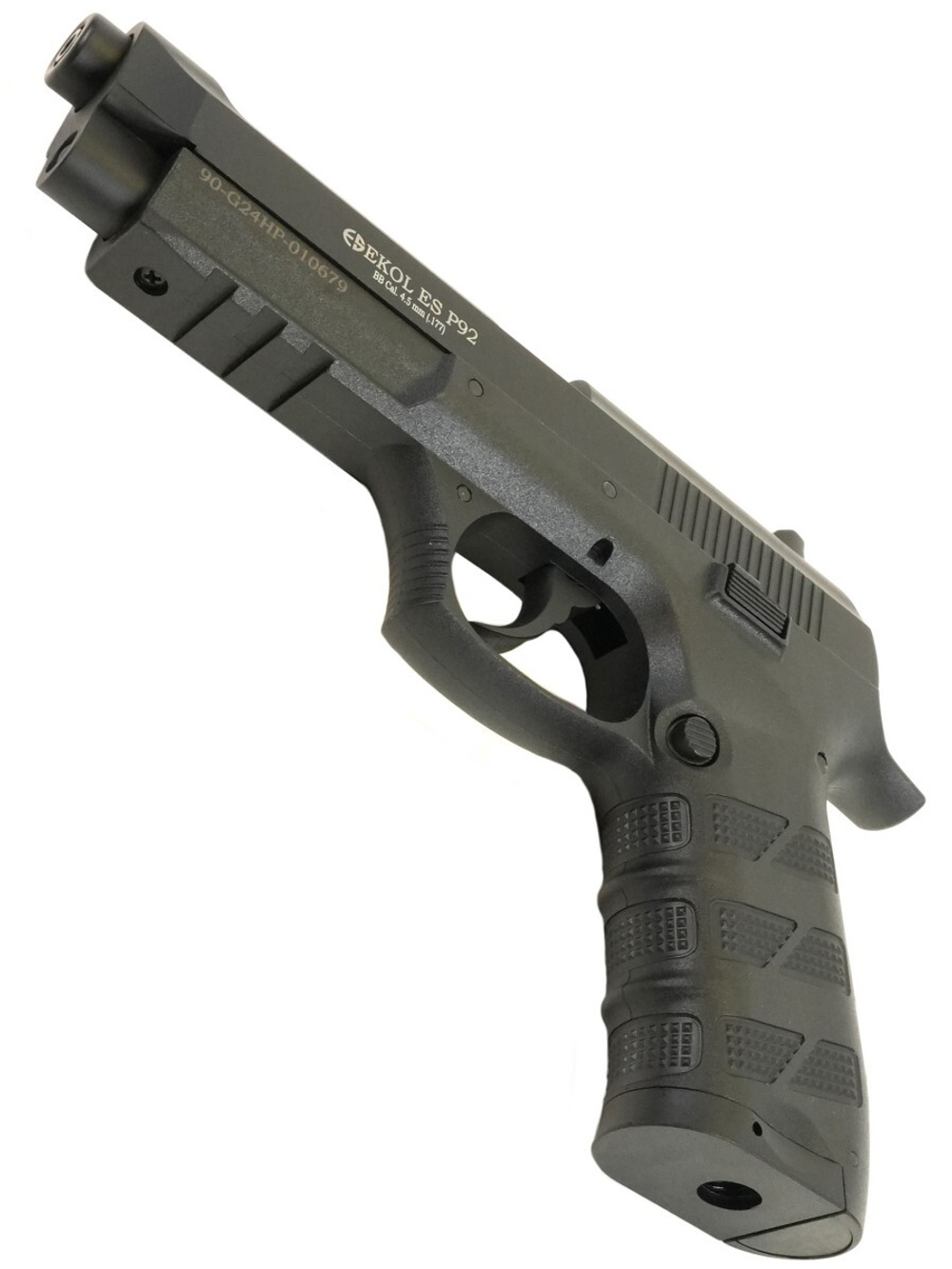 Пистолет пневматический EKOL ES P92 Black (металл) 4,5 мм