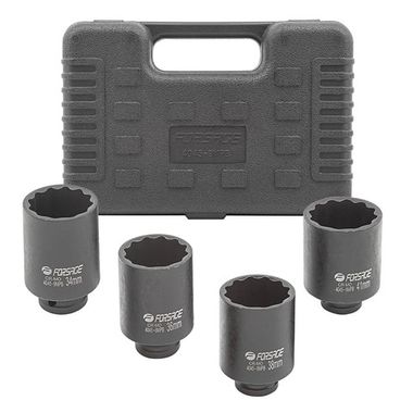 Набор головок ударных глубоких 4пр.1/2''(12-гр.) в кейсе Forsage F-4045-9MPB