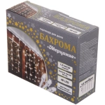 Гирлянда для дома БАХРОМА «Мерцание» ш1,5м* в40 см 48 ламп LED, прозрачн. провод, авторежим, IP-20, Белый (белое мерцание)