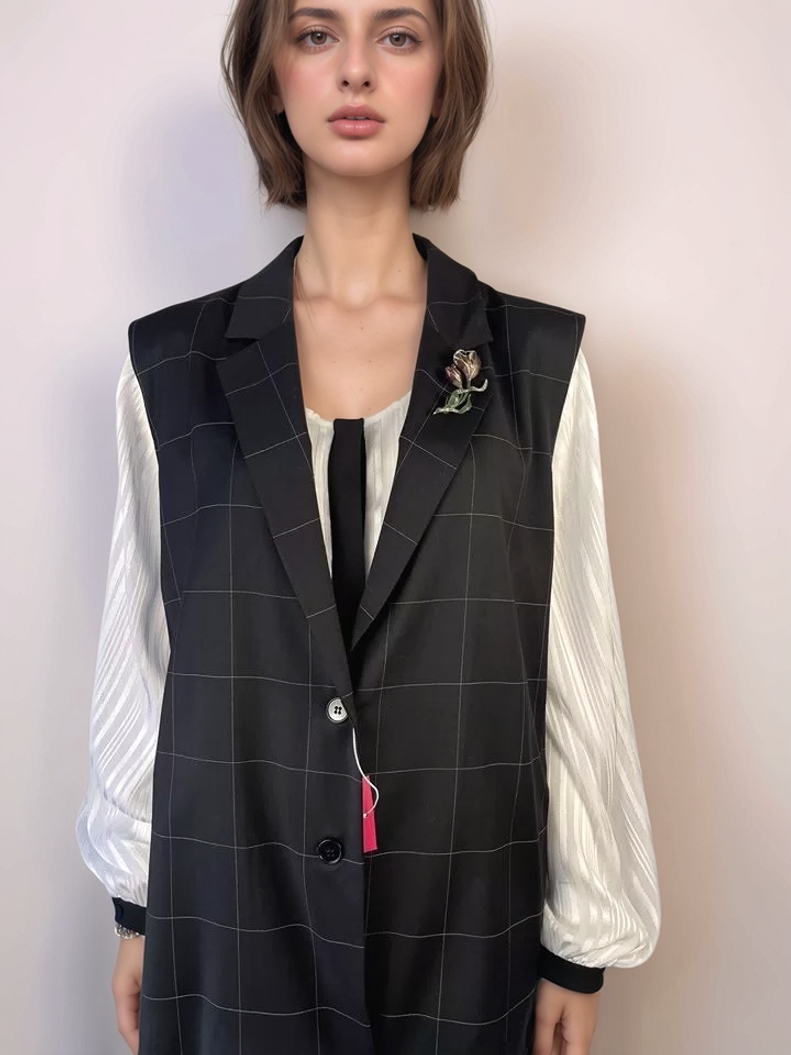 Жилет из шерсти Marina Rinaldi