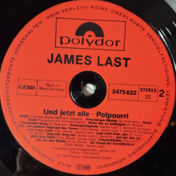 Винтажная виниловая пластинка LP James Last Und Jetzt Alle (Germany 1978) Rucki Zucki