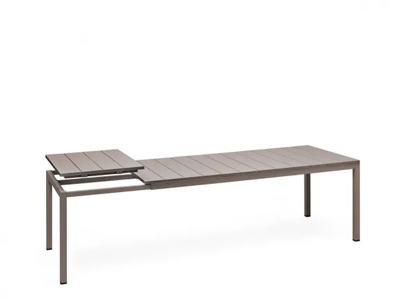 Стол пластиковый раздвижной Rio, 210-280х100 см, коричневый