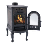 Печь-камин чугунная "Сибирь" 6 кВт