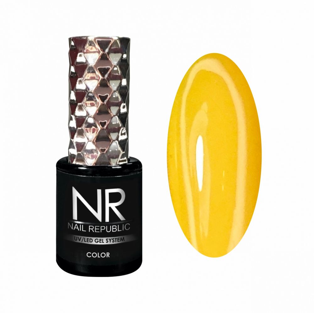 Nail Republic Гель-лак NR-251 Медовый желтый, 10 мл