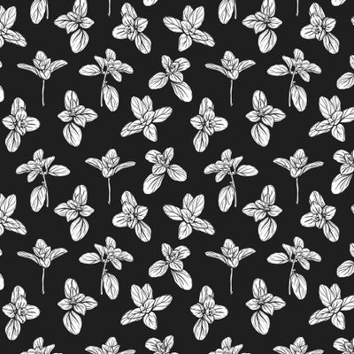 Итальянские травы и специи. Ботанический паттерн