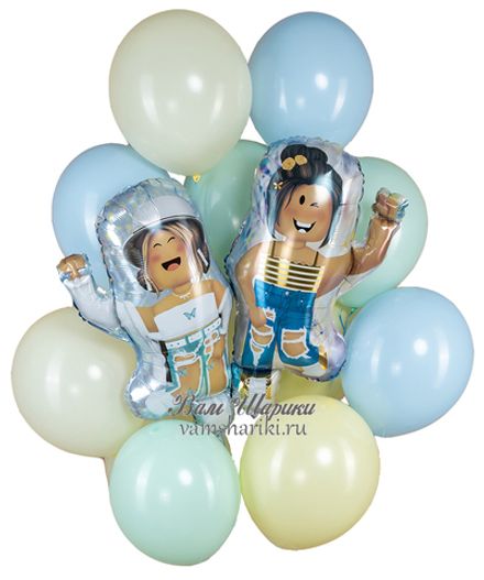 Букет "Девочки героини" Роблокс