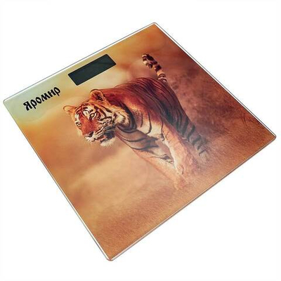 Весы 180 кг 28х28 см электронные напольные ЯРОМИР ЯР-4201 "Тигр"