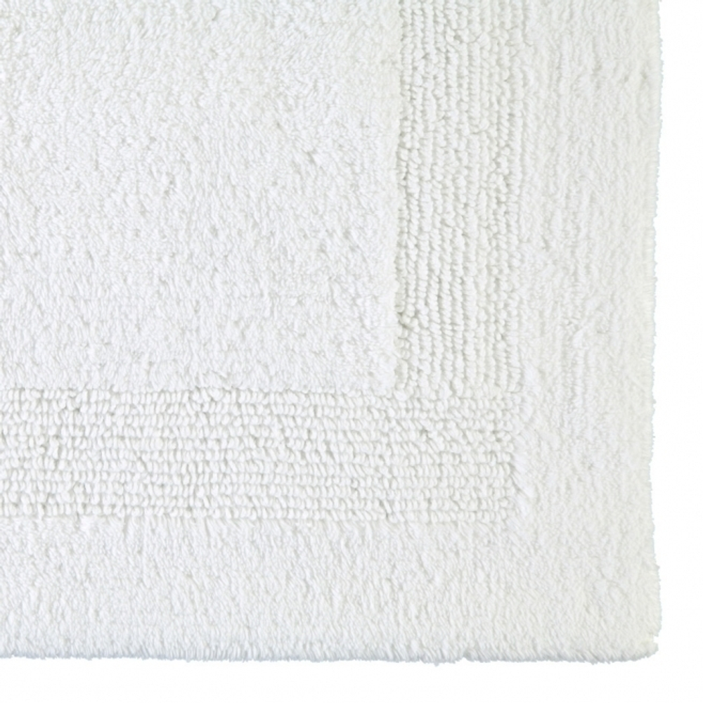 Коврик для ванной 70х120 Cawo Frottier белый 600 Германия фрагмент