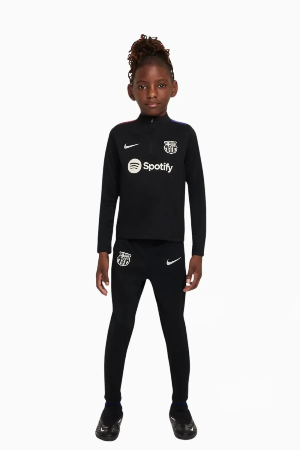 Кофта Nike FC Barcelona 24/25 Academy Pro Little kids - черный