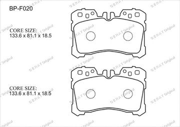BP-F020 LS460, LS600h (перед)
