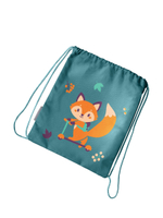 Мешок в садик 33х40, Лисенок (зеленый)