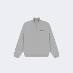 Cвитшот UNIFORM Half-zip Heavy STUDIOS, серый