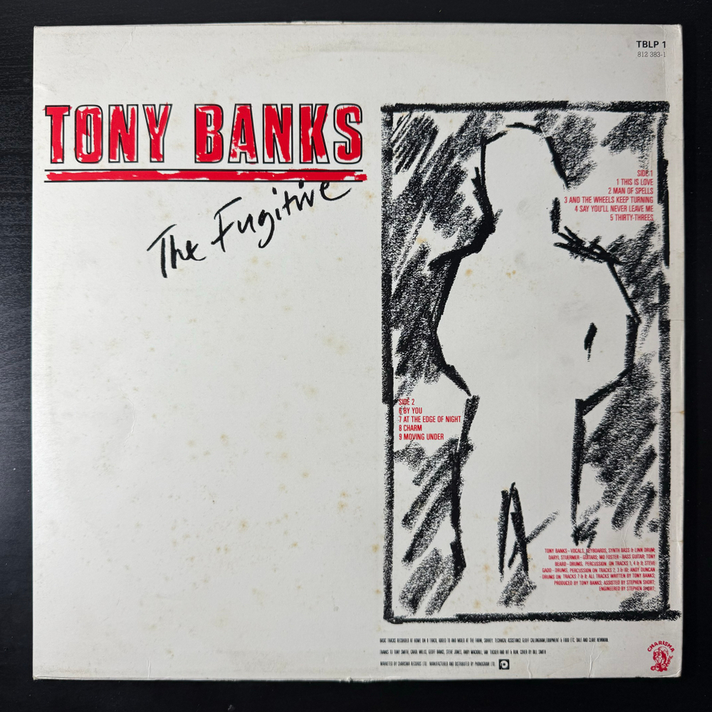Tony Banks ‎– The Fugitive (Голландия 1983г.)
