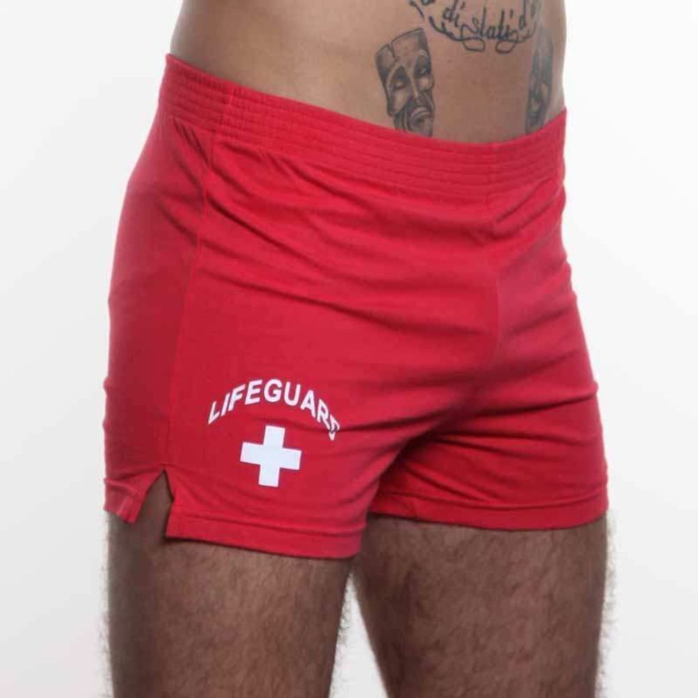 Мужские шорты спортивные красные Andrew Christian Lifeguard Shorts Мужские шорты спортивные красные Andrew Christian Lifeguard Shorts