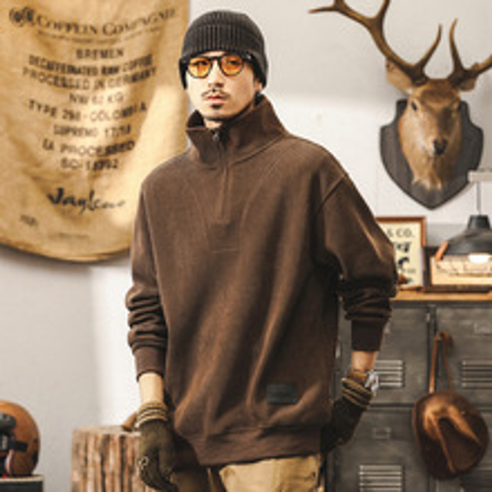 Американский свитер мужской зимний Chenier полувысокий воротник мужской