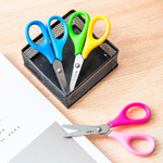 Ножницы DELI "Magic Zoo 60100" 115 мм, пластиковые ручки, цвет ассорти