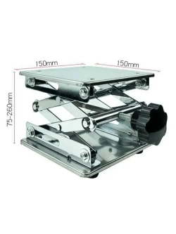 Подъемный столик домкрат из нержавеющей стали 150*150