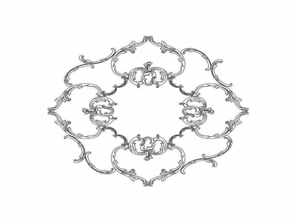 Розетка RODECOR 87033RC 810*810 мм