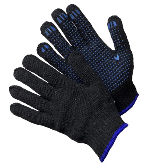 Перчатки хб с ПВХ 7,5/7 СПЕЦ 1/2