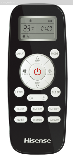 Инверторная сплит-система Hisense серии BLACK CRYSTAL DC Inverter AS-07UW4RYDTG00B (комплект)