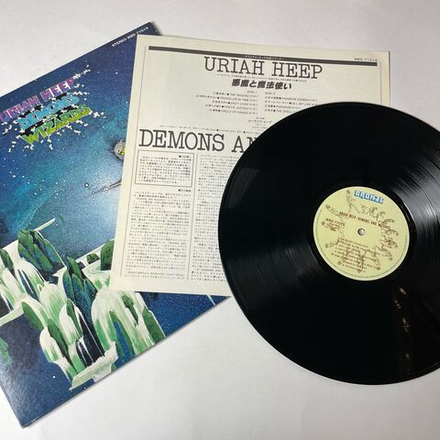 Винтажная виниловая пластинка LP Uriah Heep Demons And Wizards (Japan 1978) (No Obi)
