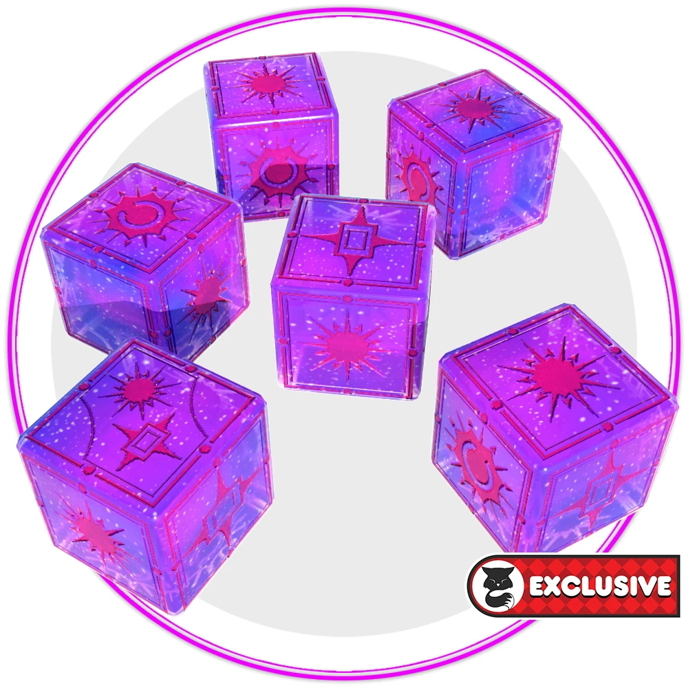 Last Light Deluxe Base Game + Infinity Expansion + Nebula Dice + Lunar Glow Dice + Extra Dice Set