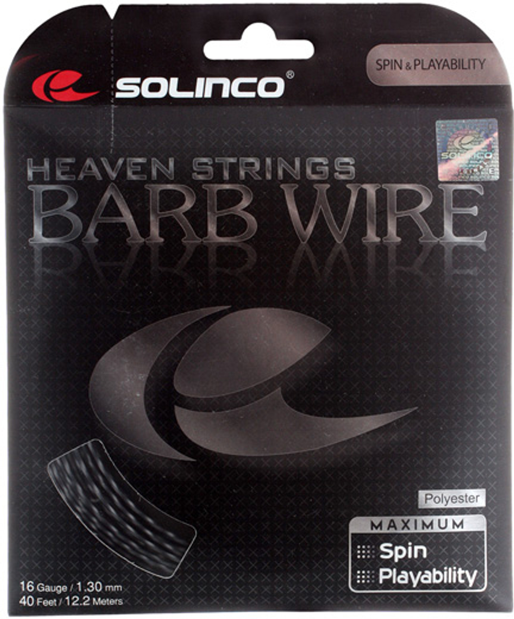 Теннисные струны Solinco Barb Wire (12 m) - черный