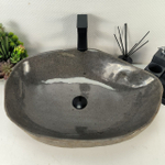 Каменная раковина из речного камня RS-05028 (61*45*15) 0863 из натурального камня