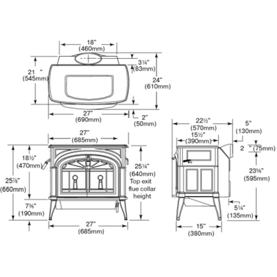 Печь-камин Vermont Castings Encore