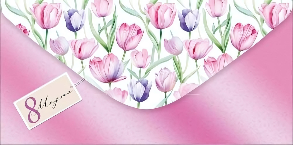 Конверт для денег "8 Марта" 42,235,00