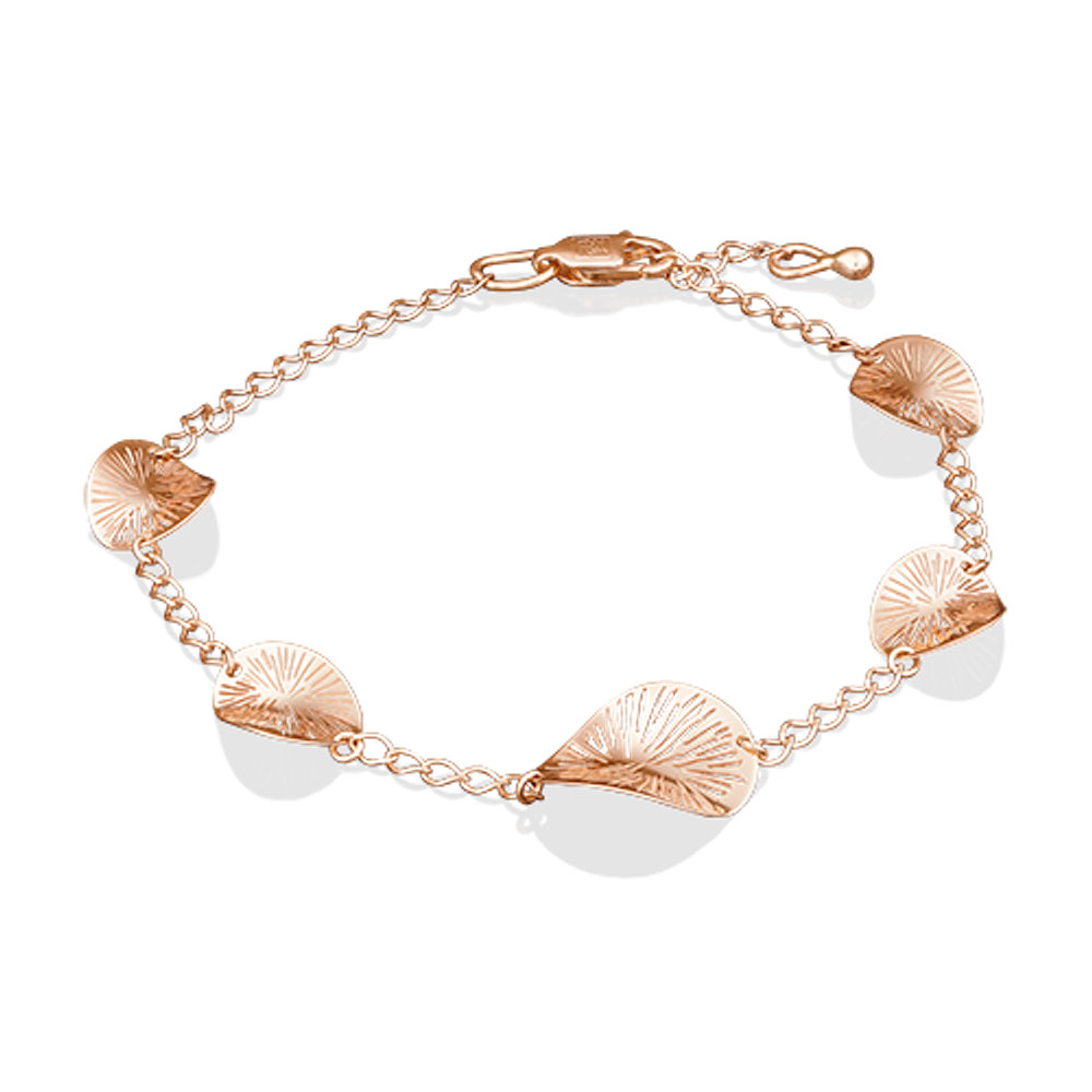 Браслет из красного золота