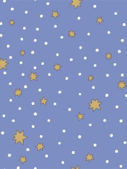 Простынь Сказка "Зимние звезды" 200х215 см, перкаль