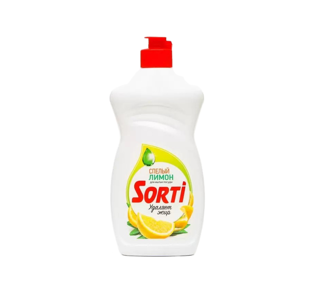 Жидкость для мытья посуды Sorti лимон, 450 г