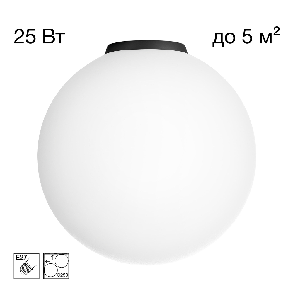 Citilux RON CL941D25B5 Потолочный светильник Чёрный