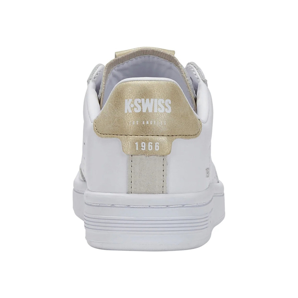 Женские теннисные кроссовки K-Swiss Lozan Klub Women - White, Gold