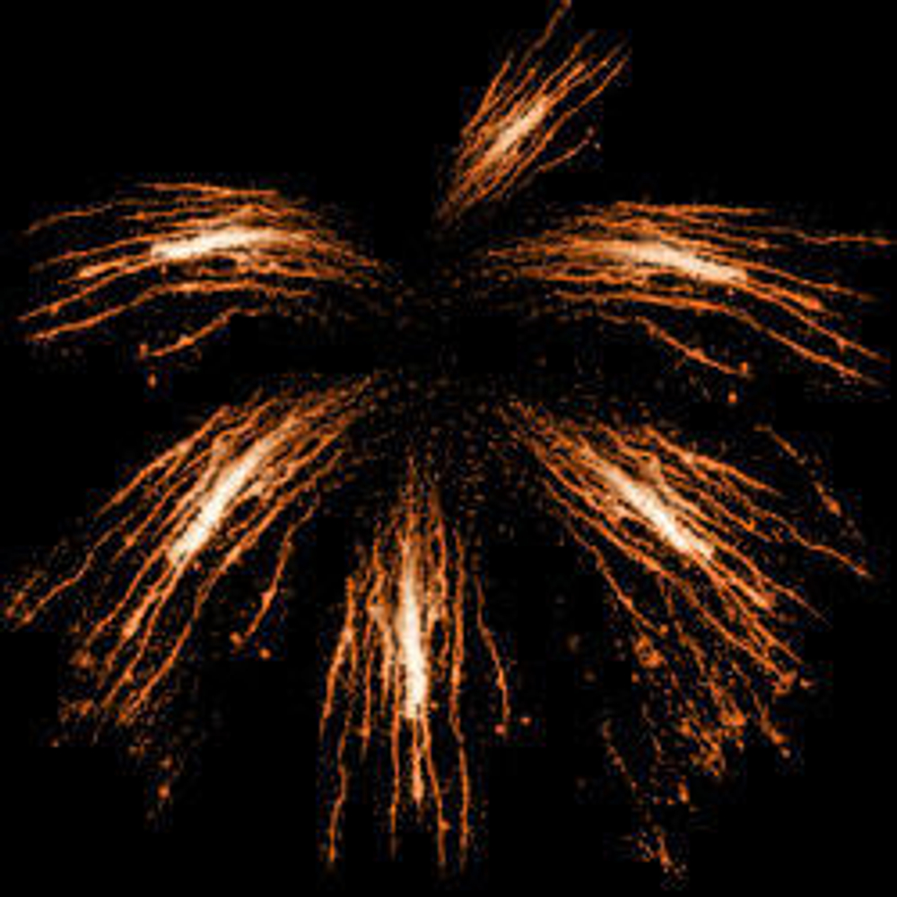 Фонтан+салют "Цветок папоротника" (1 х 34)