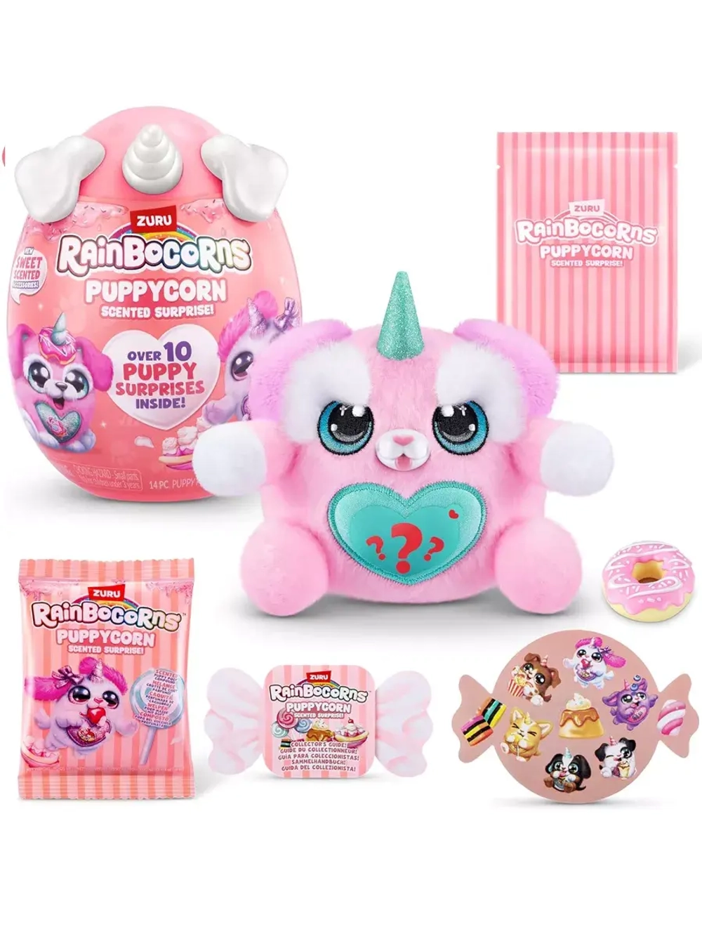 Мягкая игрушка сюрприз яйцо Зуру Rainbocorns Puppycorn