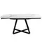 Обеденный стол D2055BB /1096 из керамики и черной стали