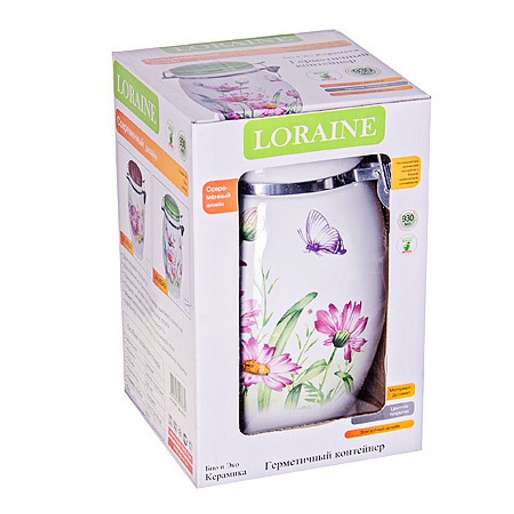 Банка для сыпучих Loraine 26242 930 мл