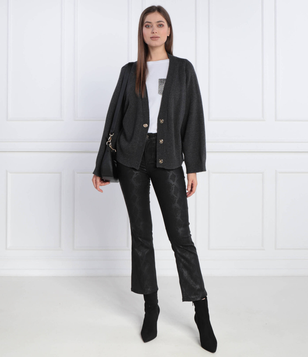 Кардиган Liu Jo - графитовый(CF3203 MA62E)