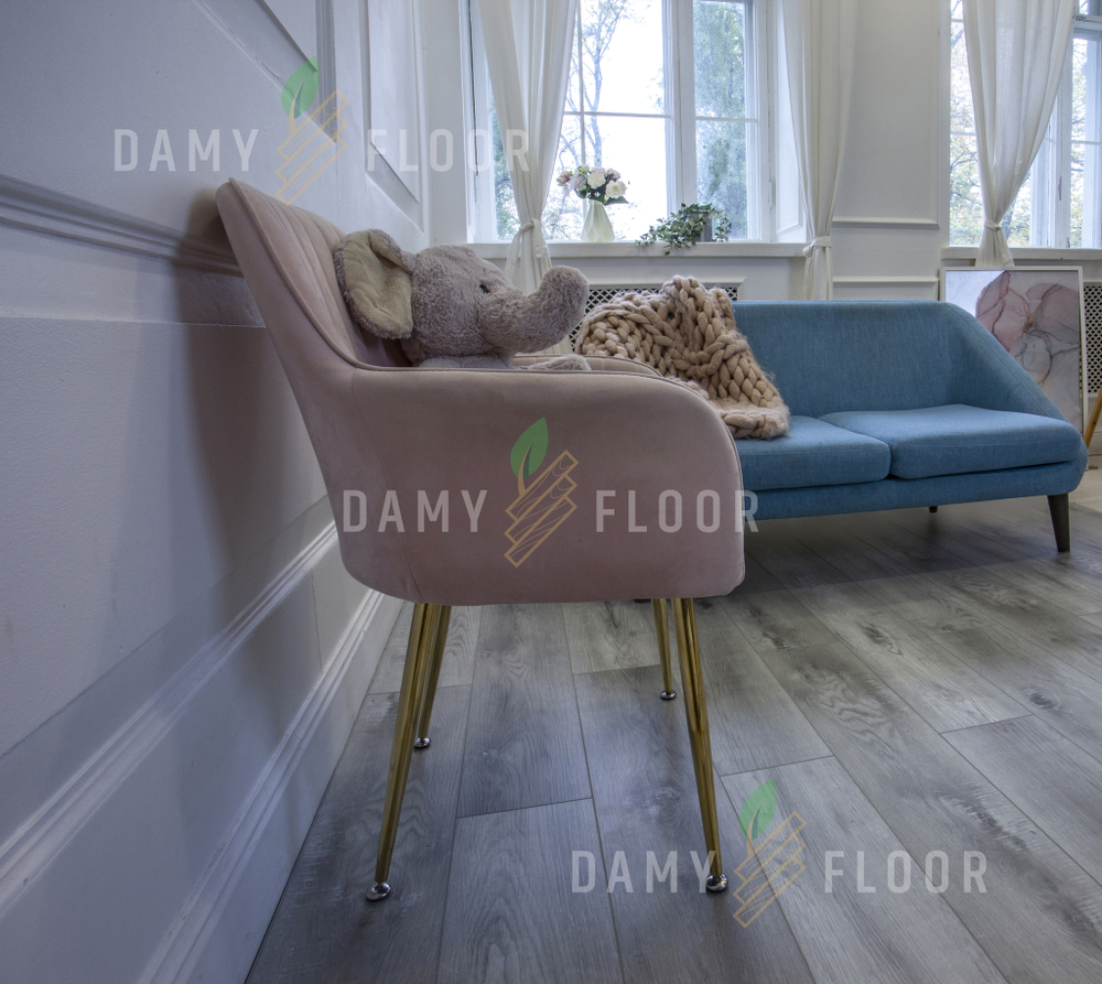 SPC ламинат Damy Floor TCM369-28 Дуб Рустикальный Серый/Rustic Gray Oak