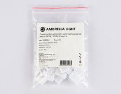 Ambrella Соединитель угловой L для светодиодной ленты 2835 12/24V (2 конт.) GS6501 (10шт) LED Strip GS6501