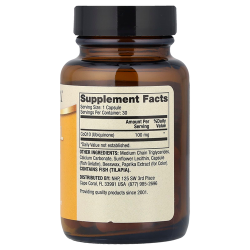 Dr. Mercola, липосомальный коэнзим Q10, 100 мг, 30 капсул