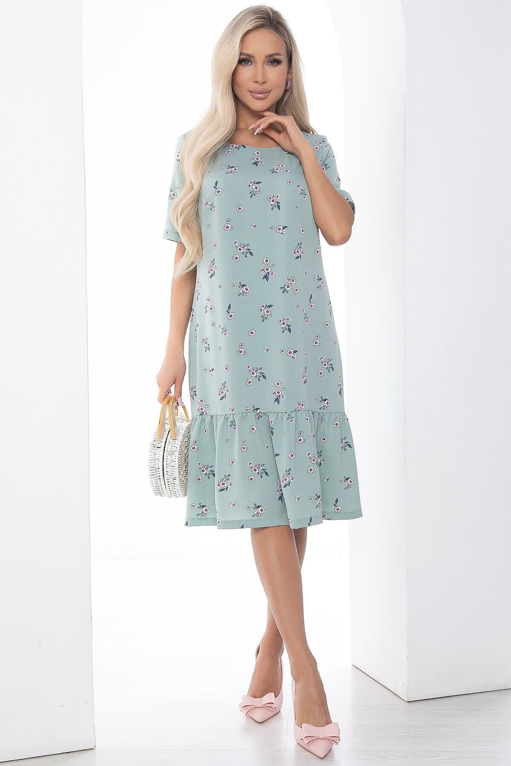 Платье "Эжени" (мята) П8991 LT Collection