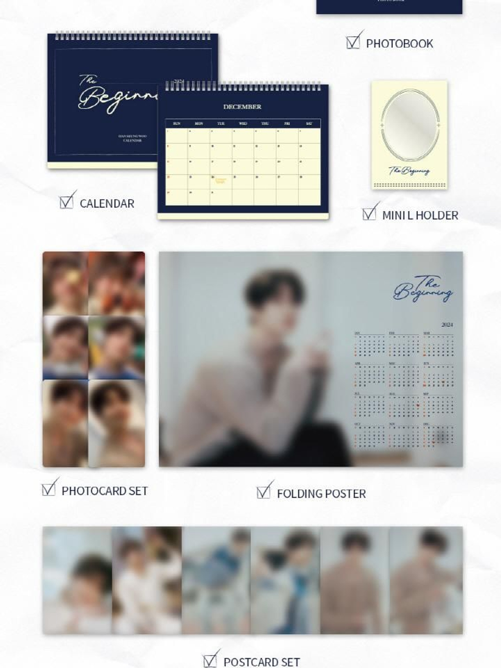 товары HAN SEUNGWOO - THE BEGINNING : , 2024 Season's Greetings
