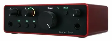 Внешняя звуковая карта Focusrite Scarlett Solo 4rd Gen